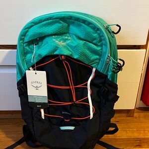 Osprey Men's Backpack - Aqua and Black